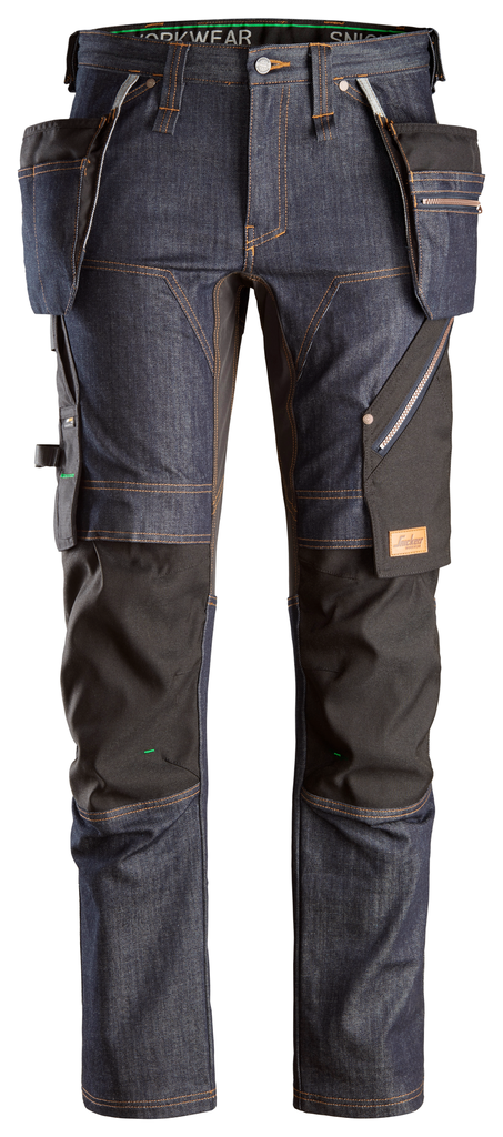 PANTALON DE TRAVAIL SNICKERS DENIM AVEC POCHE FLOTTANTE 6955 TAILLE 088