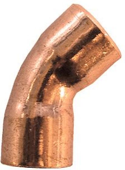 COUDE CUIVRE A SOUDER FF 45° 42.