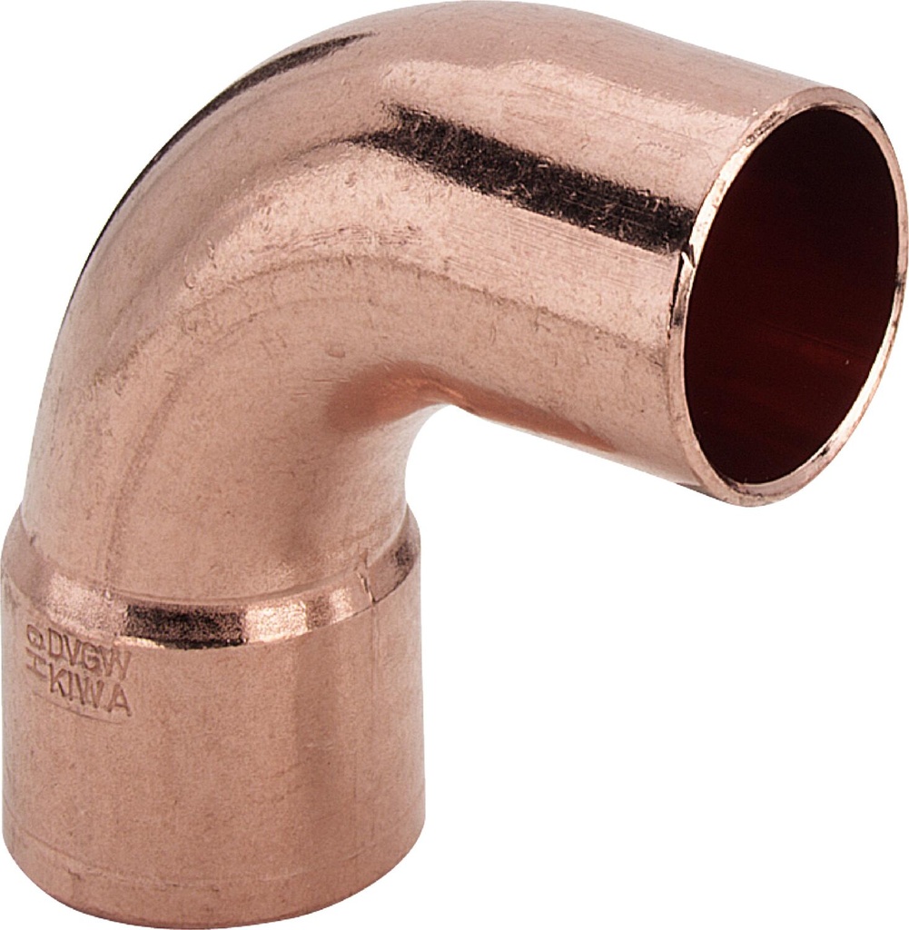 COURBE CU A SOUDER MF 90° 22.