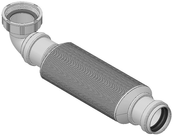 SIPHON PLAT A MEMBRANE POUR GROUPE DE VENTILATION DUCO