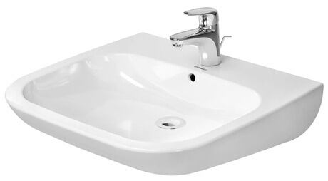 LAVABO PMR DURAVIT D-CODE 600mm BLANC BRILLANT