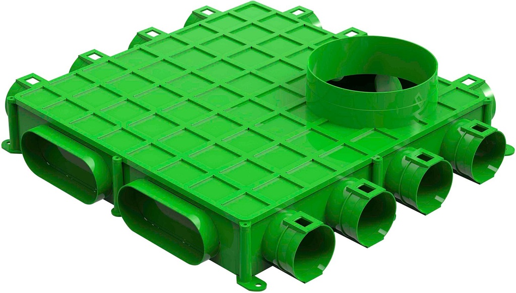 CAISSON DE DISTRIBUTION CONDUITS FLEXIBLE SOL 12X63 DUCOFLEX D180 0000-4563