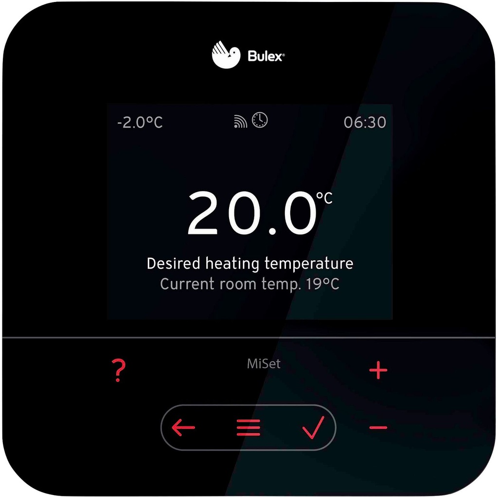 THERMOSTAT D'AMBIANCE BULEX MODULANT EBUS MISET SANS FIL 0020261003
