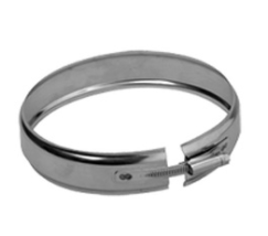 BRIDE DE SECURITE INOX SIMPLE PAROI 150