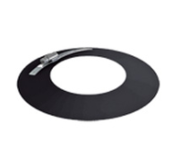 LARMIER INOX SIMPLE PAROI NOIR POUR PELLET 100