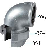 COUDE UNION FF 4/4 GALVA