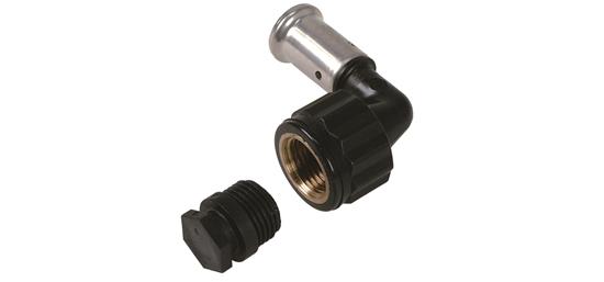 COUDE ALPEX A SERTIR HENCO PVDF 4/4F X 32mm