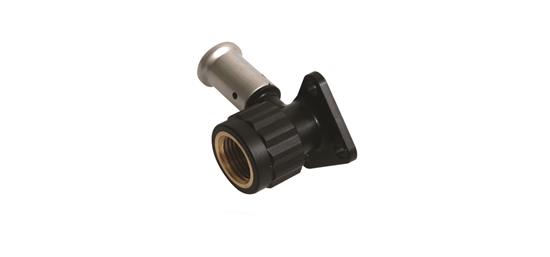 CULASSE ALPEX A SERTIR HENCO PVDF MODÈLE COURT 1/2F X 16mm