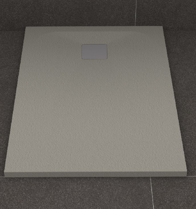 TUB DE DOUCHE ANTI DERAPANT IDEAL STANDARD ULTRA FLAT S 160 X 80 CONCRETE GREY