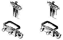 SET DE FIXATIONS POUR JEU DE PIEDS