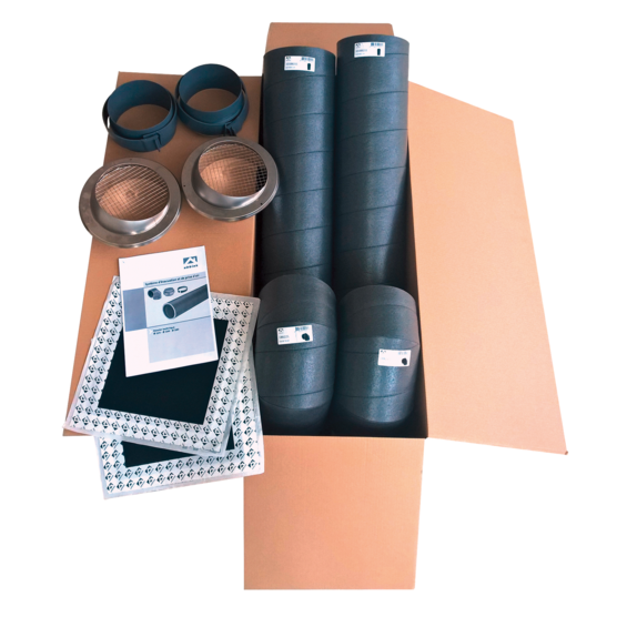 KIT DE TUBE ISOLE UBBINK 160mm POUR THERMODYNAMIQUE