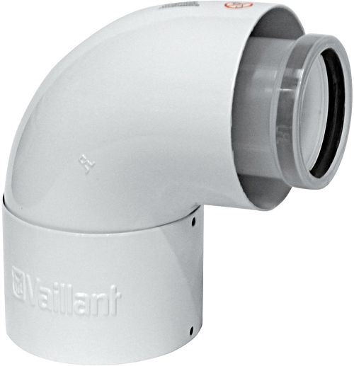 COUDE VENTOUSE PP/ALU VAILLANT 90° 80/125