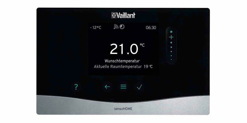 THERMOSTAT D'AMBIANCE EBUS MODULANT VAILLANT SENSOHOME FILAIRE VRT380/2