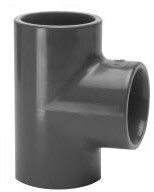 TE PVC PRESSION 90° FF 40MM