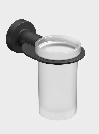 [166237] TECNO-PROJECT PORTE GOBELET NOIR MAT