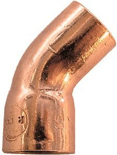 [12112CU] COUDE CUIVRE A SOUDER MF 45° 12