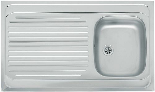 [ES106] EVIER INOX A POSER 100*60