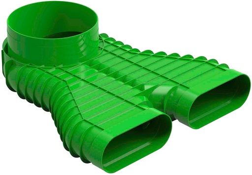 [0000-4566] RACCORD CONDUIT ASCENDANT ROND160-2XOVALE DUCOFLEX 00004566