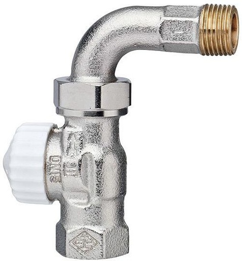 [VTHH1/2DR+C] VANNE THERMOSTATIQUE HEIMEIER 1/2 DR. + COURBE