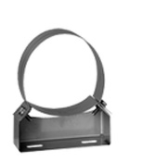 [FU18130DET] BRIDE MURALE INOX SIMPLE PAROI 130