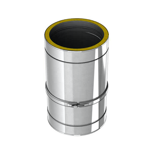 [X007080] BUSE INOX DOUBLE PAROI AJUSTABLE 250mm A 480mm 80mm