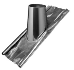 [V021100] SOLIN PLOMB INOX DOUBLE PAROI 30 A 45° 100mm