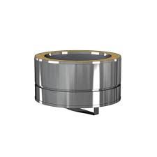 [X011130] TAMPON SANS PURGE INOX DOUBLE PAROI 130mm