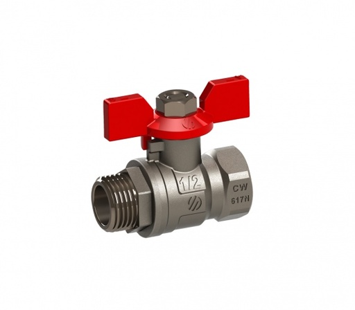 [VPAP1/2] VANNE A BILLE PAPILLON MF 1/2