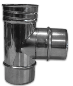 [DSA387180] TE A VISSER 87° POUR FLEXIBLE INOX 180mm