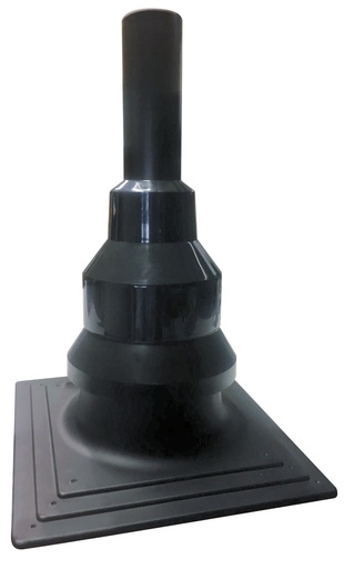 [IPALUP3310] FINITION HAUTE POUR FLEXIBLE PP EXPO INOX 100mm