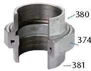 [3408/4G] RACCORD UNION FF 8/4 GALVA