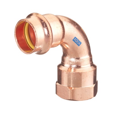 [CAGS3/4F22] COUDE A SERTIR V-PRESS AQUAGAS 3/4F X 22mm