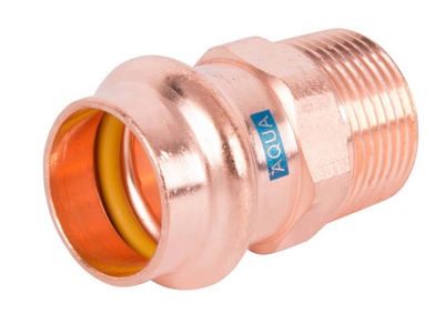 [RAGS4/4M22] RACCORD A SERTIR V-PRESS AQUAGAS 4/4M X 22mm