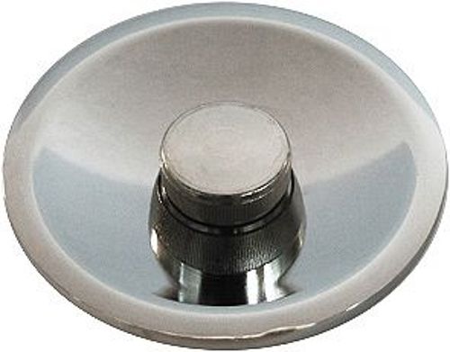 [PRRC] PLAQUE DE RUE RONDE CHROME 3/4 X 1/2