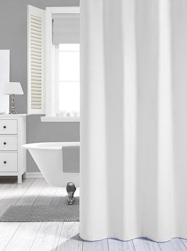 [AD11BL] RIDEAU DOUCHE 180*200 BLANC