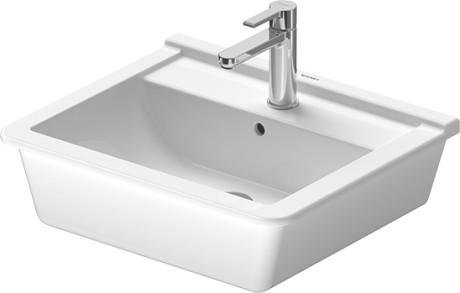 [0302560000] VASQUE ENCASTREE DURAVIT STARCK3 560mm X 465mm AVEC PLAGE DE ROBINETTERIE