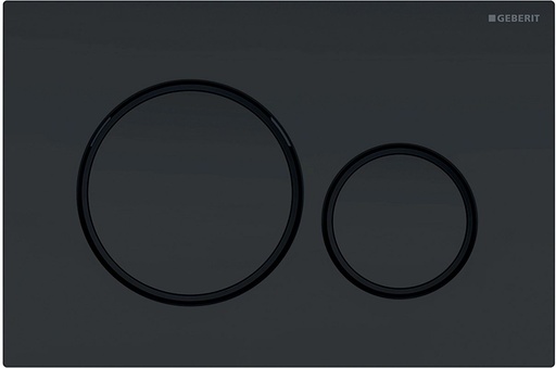 [115.882.DW.1] PLAQUE DE COMMANDE GEBERIT SIGMA 20 NOIR MAT 115.882.DW.1