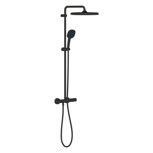 [266892431] SHOWERPIPE GROHE TEMPESTA COSMOPOLITAN NOIR MAT CUBE 250