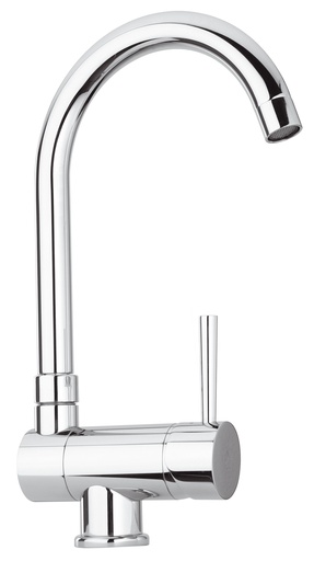 [SK189CR] MITIGEUR EVIER RABATABLE PAFFONI STICK CHROME