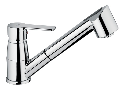 [RED183CR] MITIGEUR EVIER PAFFONI RED AVEC DOUCHETTE 2 JETS CHROME