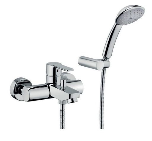 [RED024CR] MITIGEUR BAIN DOUCHE COMPLET PAFFONI RED CHROME