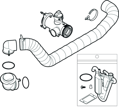 [7742053] KIT DE RACCORDEMENT VENTOUSE POUR HERA 24/32
