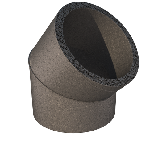 [0188224] COURBE ISOLÉ UBBINK 160 X 190 gris fonce pe 45° 0188224