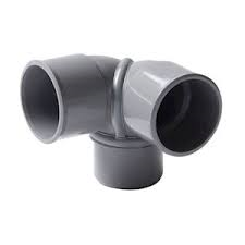 [CEL8NICOLL] COUDE DOUBLE EQUERRE PVC A COLLER 87°30 MF 63MM