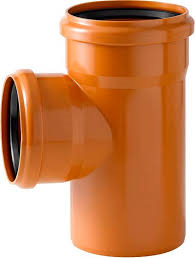 [GREST160NICOLL] TE PVC 87°30 MF 160MMJOINT LIBRE ROUGE