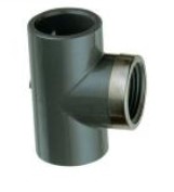 [130638/463PVC] TE PVC PRESSION 63mm X 8/4F X 63mm