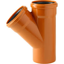 [GRESY160NICOLL] TE PVC 45° MF 160MM JOINT LIBRE ROUGE