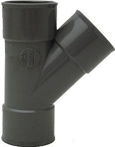 [BT144] TE PVC A COLLER 45° FF 100MM